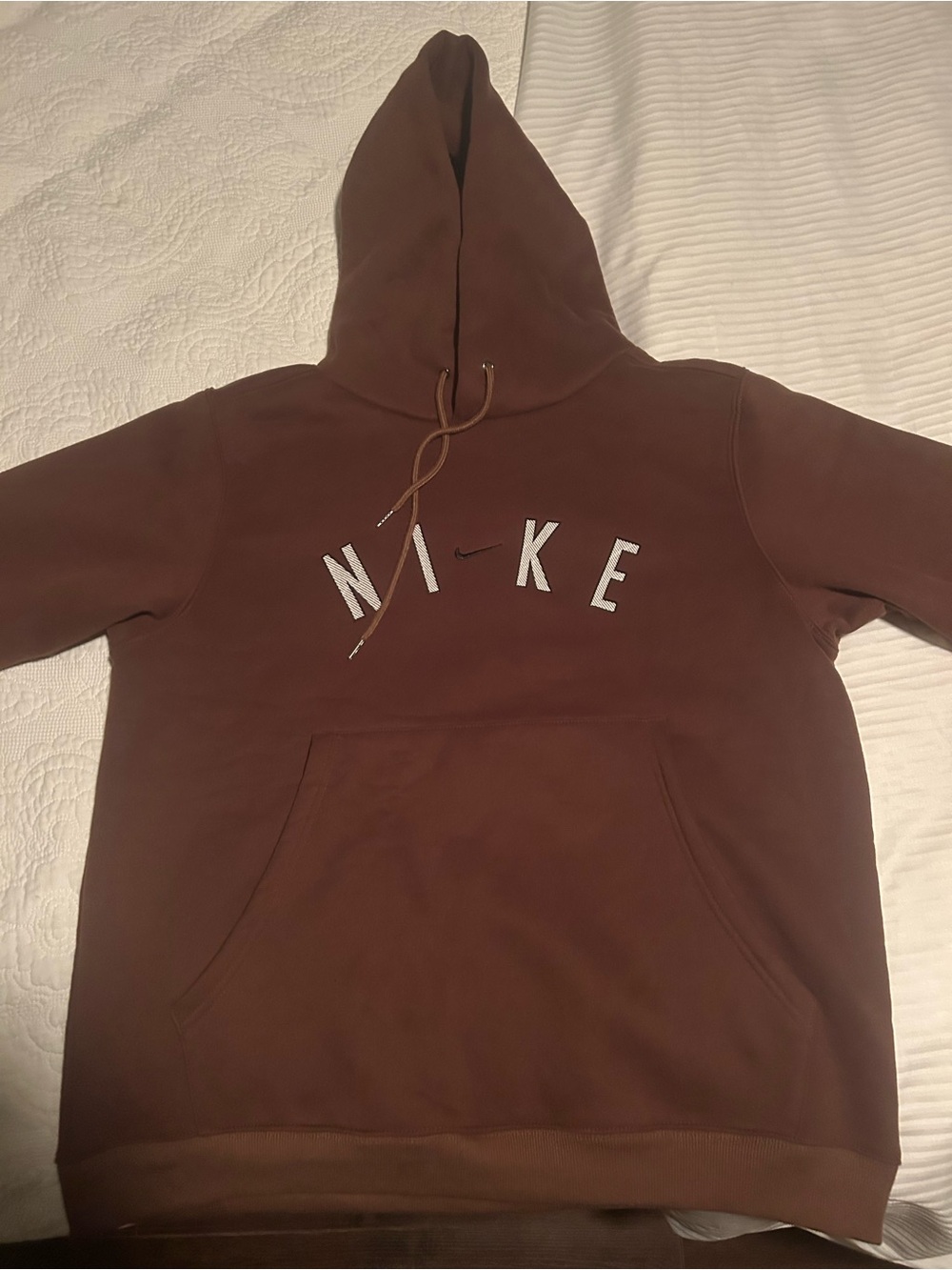 Vintage Nike Men’s Brown Hoodie